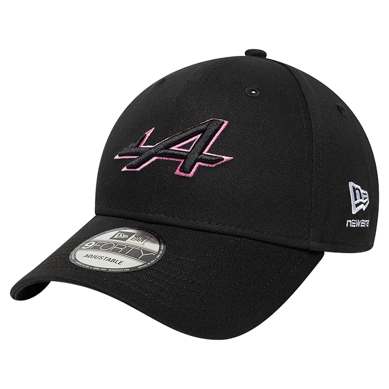 Unisex New Era Black Alpine Essential 9FORTY Adjustable Hat