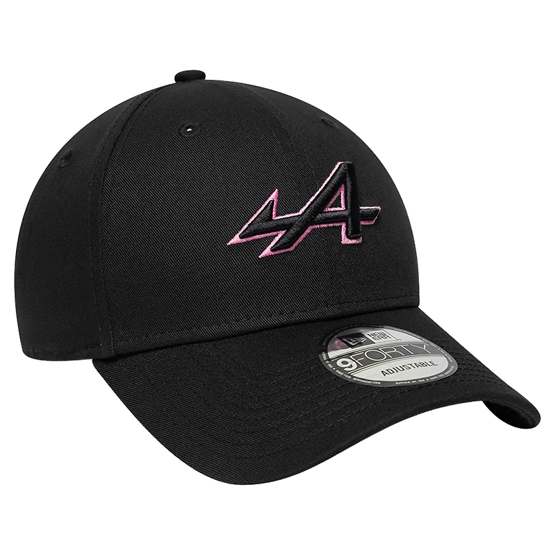Unisex New Era Black Alpine Essential 9FORTY Adjustable Hat