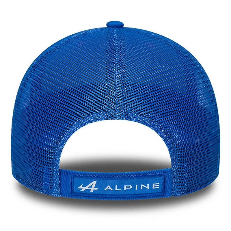 Casquette trucker unisexe New Era bleue Alpine Summer League 9FORTY ajustable
