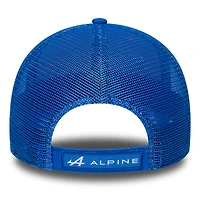 Casquette trucker unisexe New Era bleue Alpine Summer League 9FORTY ajustable