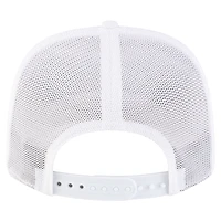 Casquette trucker unisexe New Era Franco Colapinto blanche/bleue Alpine Silverstone 9SEVENTY ajustable