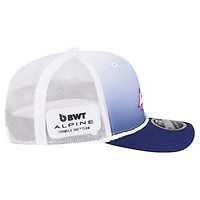 Unisex New Era Pierre Gasly White/Blue Alpine Silverstone 9SEVENTY Trucker Adjustable Hat