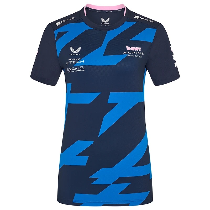 Women's Castore Jack Doohan Navy Alpine 2025 Team Wear Driver T-Shirt