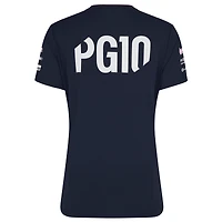Women's Castore Pierre Gasly Navy Alpine 2025 Team Wear Driver T-Shirt