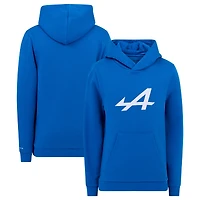 Sweat à capuche bleu alpin pour jeunes