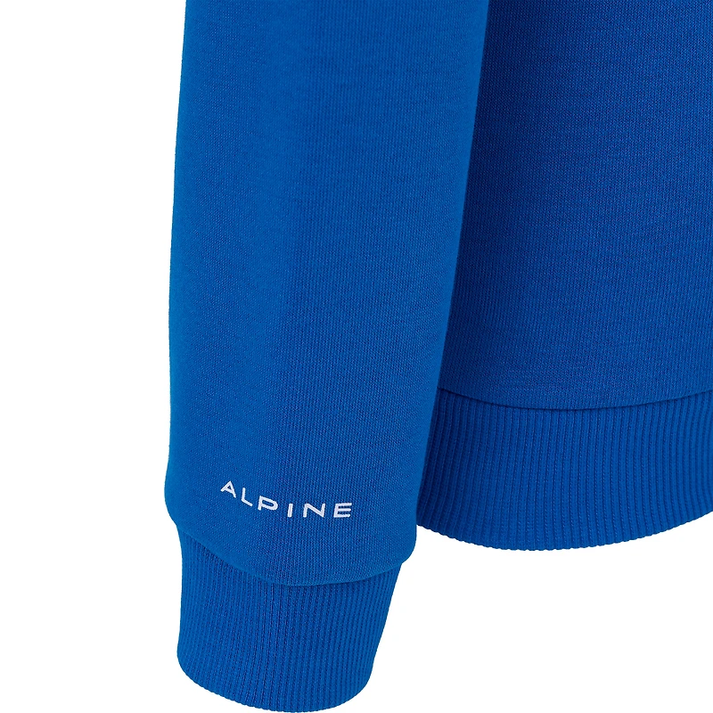 Sweat à capuche bleu alpin pour jeunes