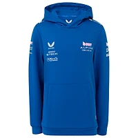 Sweat à capuche pour jeunes Castore Blue Alpine 2025 Team Wear
