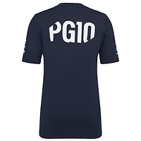 T-shirt pilote bleu marine Castore Pierre Gasly Team Wear Alpine 2025 pour jeunes