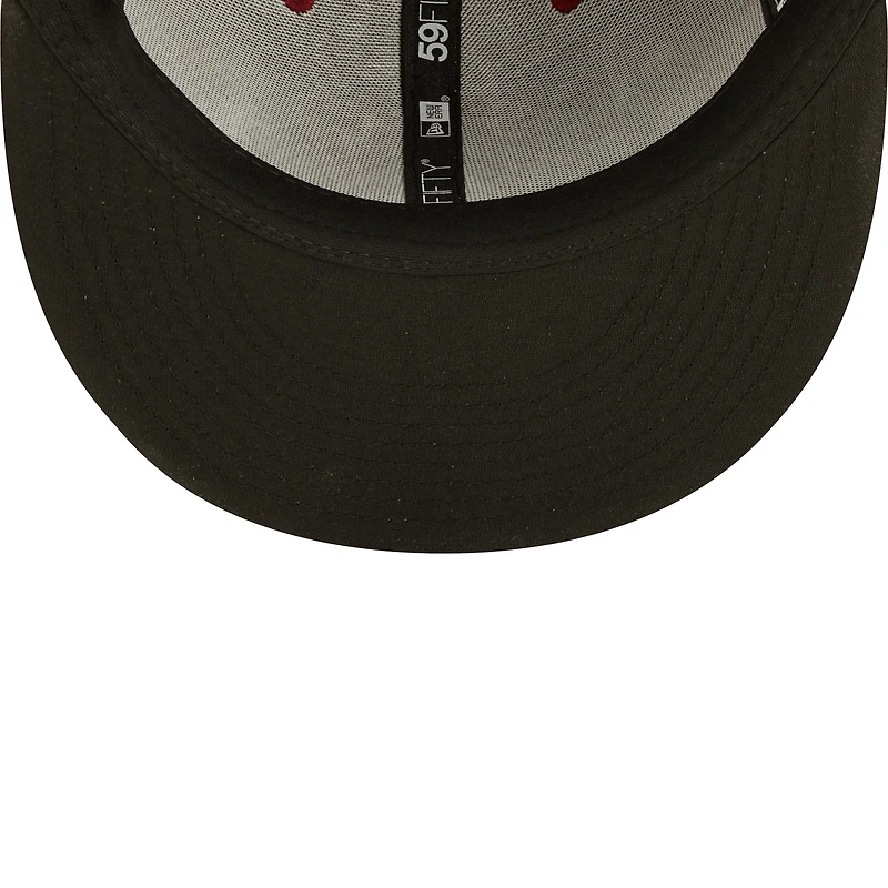 Men's New Era Black Altoona Curve Authentic Collection Team Home 59FIFTY Fitted Hat