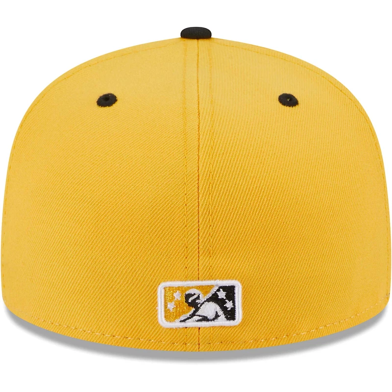 Casquette ajustée 59FIFTY Altoona Curve Theme Nights Pizzas New Era blanche pour homme