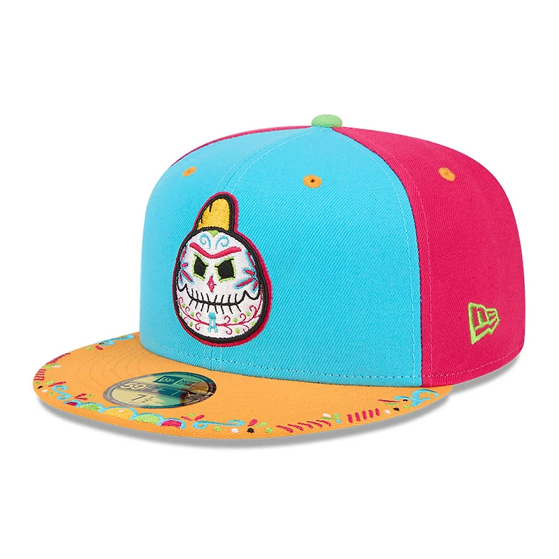 Casquette ajustée New Era Altoona Curve 2026 Copa De La Diversion 59FIFTY pour homme, bleue et orange