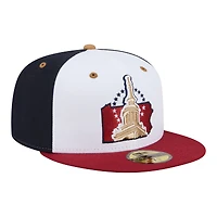 Men's New Era  White/Navy Altoona Curve Minor League Theme Nights 59FIFTY Fitted Hat