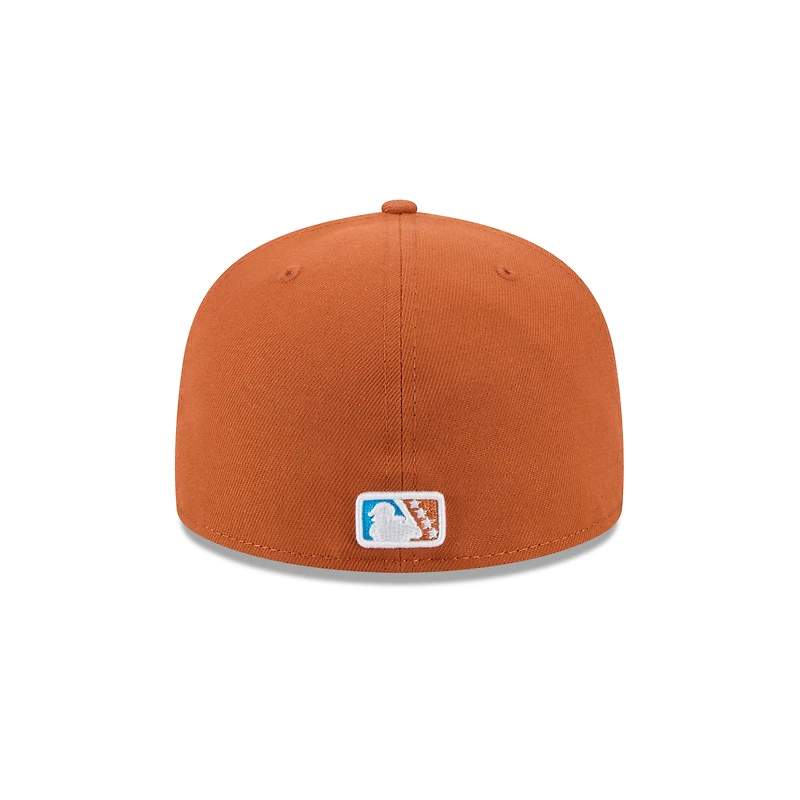 Men's New Era Brown Amarillo Sod Poodles Theme Nights 59FIFTY Fitted Hat