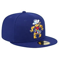 Casquette ajustée 59FIFTY pour homme de la collection Authentic Amarillo Sod Poodles New Era bleu marine