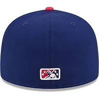 Men's New Era Navy/Coral Pointy Boots De Amarillo Copa La Diversion 59FIFTY Fitted Hat