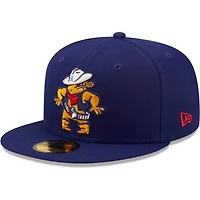 Men's New Era Royal Amarillo Sod Poodles Authentic Collection 59FIFTY Fitted Hat