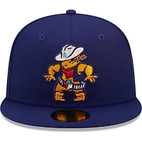 Men's New Era Royal Amarillo Sod Poodles Authentic Collection 59FIFTY Fitted Hat