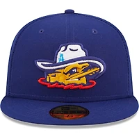 Men's New Era Royal Amarillo Sod Poodles Authentic Collection 59FIFTY Fitted Hat