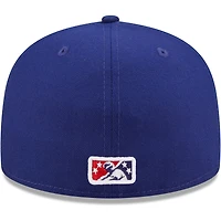 Men's New Era Royal Amarillo Sod Poodles Authentic Collection 59FIFTY Fitted Hat