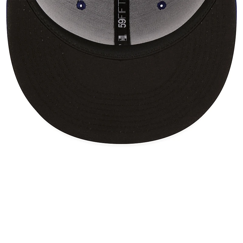 Casquette ajustée New Era Royal Amarillo Sod Poodles Authentic Collection 59FIFTY pour homme