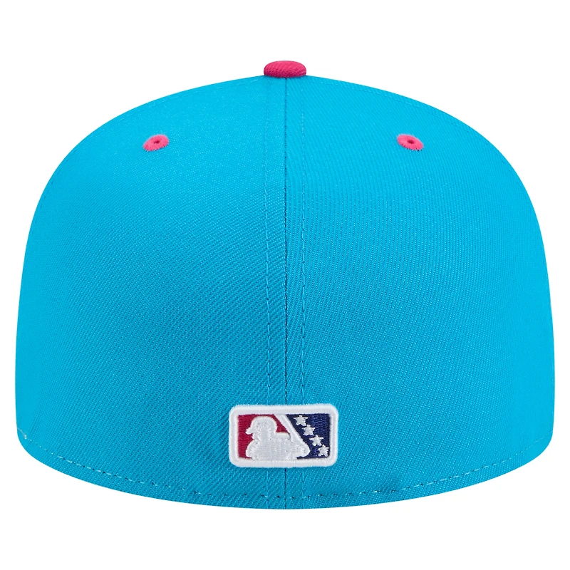 Casquette ajustée New Era White Amarillo Sod Poodles Copa de la Diversión 59FIFTY pour hommes