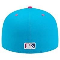 Casquette ajustée New Era White Amarillo Sod Poodles Copa de la Diversión 59FIFTY pour hommes