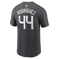 Men's Nike Julio Rodriguez Anthracite American League 2023 MLB All-Star Game Name & Number T-Shirt