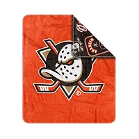 Couverture tissée Dream Weave 50" x 60" des Ducks d'Anaheim