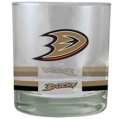 Canards d'Anaheim 10 oz. Verre à bandes de roches