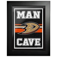 Anaheim Ducks - 12'' x 16'' Man Cave Framed Artwork