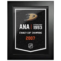 Ducks d'Anaheim - Illustration encadrée de l'Empire de l'équipe de 12 `` x 16 ''