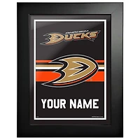 Canards d'Anaheim - Cadre photo personnalisé pour équipe de 12'' x 16''