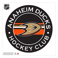 Anaheim Ducks - 36'' x 36'' Team Repositional Stripe Design Vinyl Wall Decal