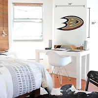 Anaheim Ducks - 36 `` x 36 '' sticker mural en vinyle de repositionnement de l'équipe
