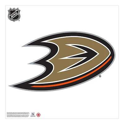 Anaheim Ducks - 36 `` x 36 '' sticker mural en vinyle de repositionnement de l'équipe