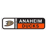 Canards d'Anaheim - 90'' x 23'' Sticker mural repositionnable avec logo d'équipe