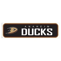 Canards d'Anaheim - Décalcomanie murale longue conception repositionnable de l'équipe 90'' x 23''
