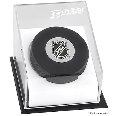 Anaheim Ducks Puck Deluxe Logo Display Case