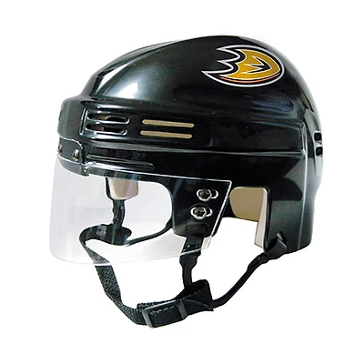 Casque Mini Sportstar noir non signé des Ducks d'Anaheim