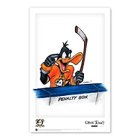 Daffy Duck Anaheim Ducks 11"x 17" Looney Tunes affiche imprimée