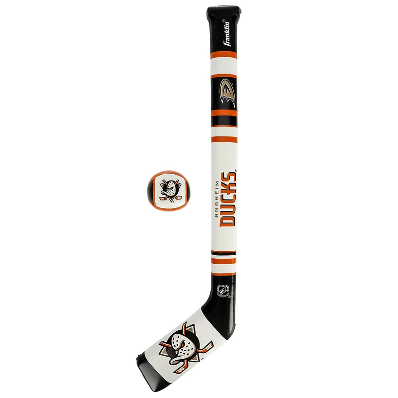 Franklin Sports Anaheim Ducks Soft Sport Hockey Set