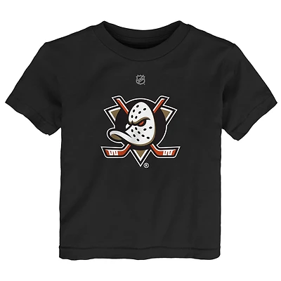 Infant Outerstuff Black Anaheim Ducks Primary Logo T-Shirt