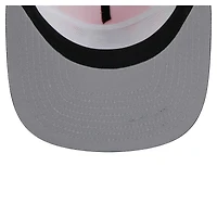 Men's New Era  Black/Orange Anaheim Ducks Throwback V-Dye Adjustable Golfer Hat