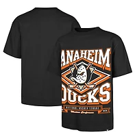 T-shirt homme noir '47 Anaheim Ducks Foundation Heater