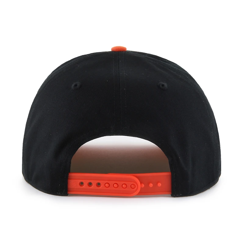 Men's '47 Black Anaheim Ducks Hard Hat Arch Hitch Adjustable Hat