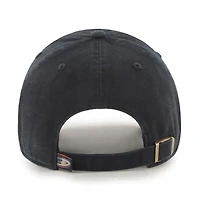 Casquette ajustable pour homme, logo Anaheim Ducks noir n° 47, modèle Clean Up