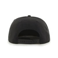 Men's '47  Black Anaheim Ducks No Shot Captain Snapback Hat