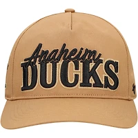 Casquette ajustable Barnes Hitch Tan '47 Anaheim Ducks pour homme