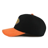 Men's American Needle  Black/Orange Anaheim Ducks Burnett Adjustable Hat