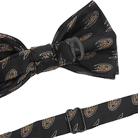 Men's Black Anaheim Ducks Repeat Bow Tie